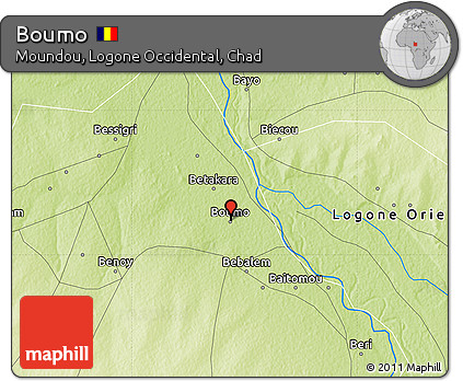 Physical Map of Boumo