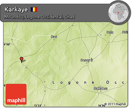 Physical Map of Karkaye