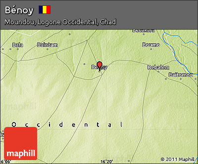 Physical Map of Bénoy