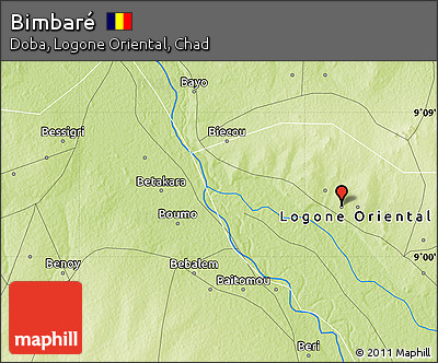 Physical Map of Bimbaré