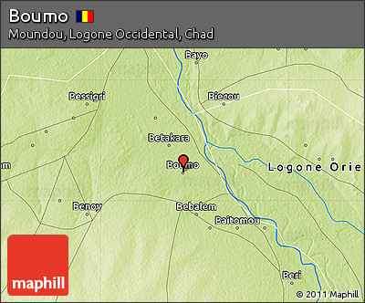 Physical Map of Boumo