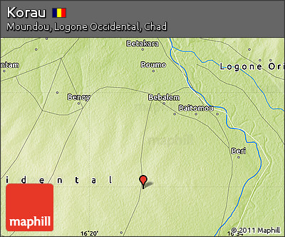 Physical Map of Korau