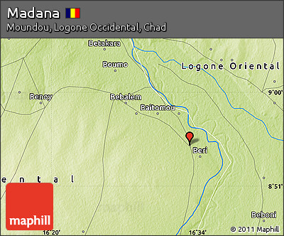 Physical Map of Madana