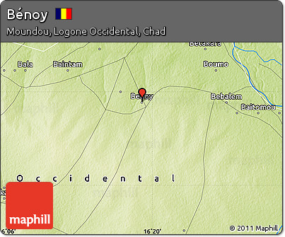 Physical Map of Bénoy
