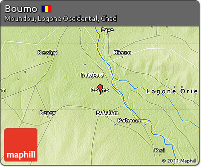 Physical Map of Boumo