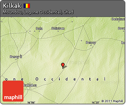 Physical Map of Kilkak