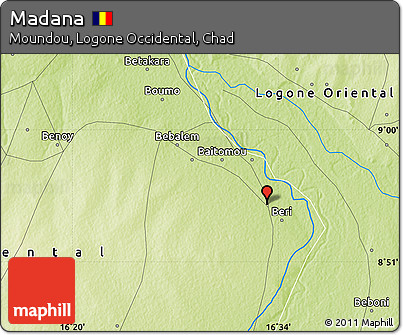 Physical Map of Madana