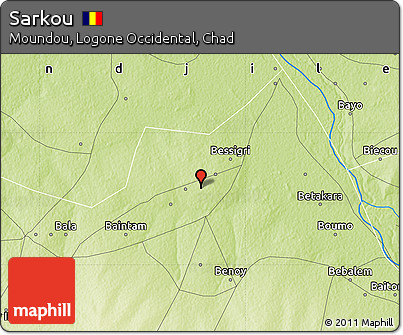 Physical Map of Sarkou