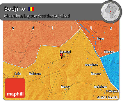 Political Map of Bodjino