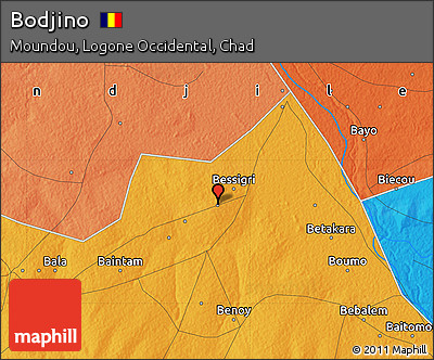 Political Map of Bodjino