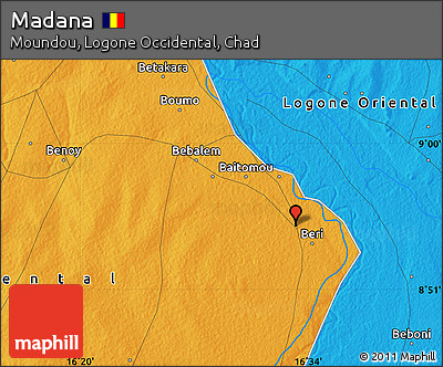 Political Map of Madana