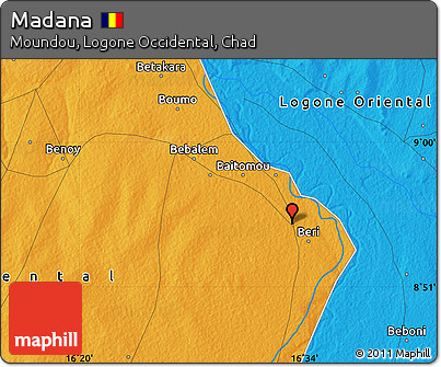 Political Map of Madana