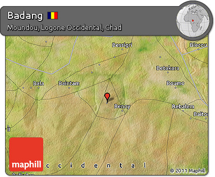 Satellite Map of Badang