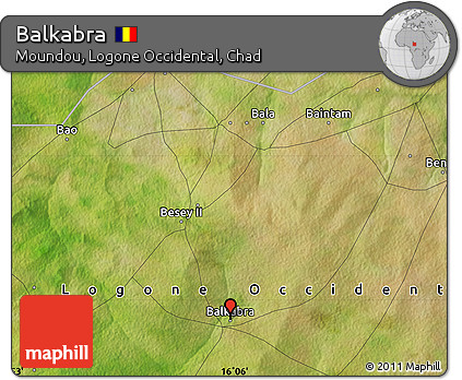 Satellite Map of Balkabra