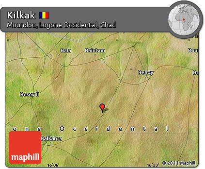 Satellite Map of Kilkak