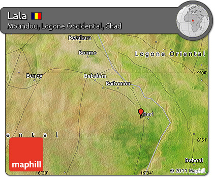 Satellite Map of Lala