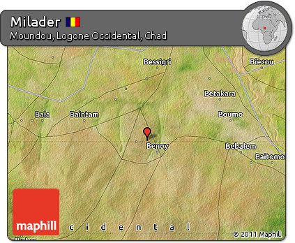 Satellite Map of Milader