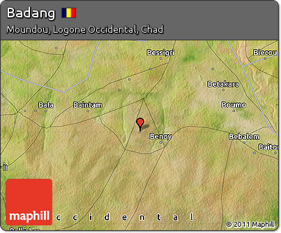 Satellite Map of Badang