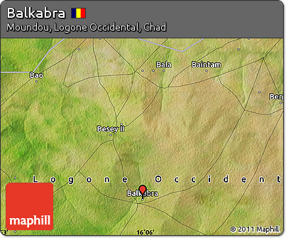 Satellite Map of Balkabra