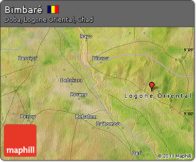 Satellite Map of Bimbaré