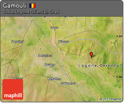 Satellite Map of Gamouli