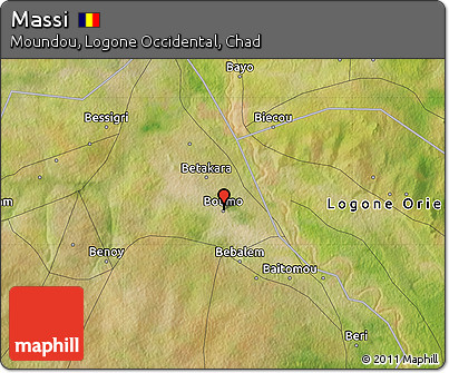 Satellite Map of Massi