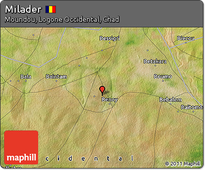Satellite Map of Milader