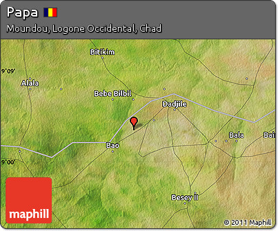 Satellite Map of Papa
