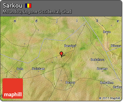 Satellite Map of Sarkou