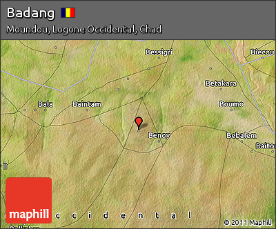 Satellite Map of Badang