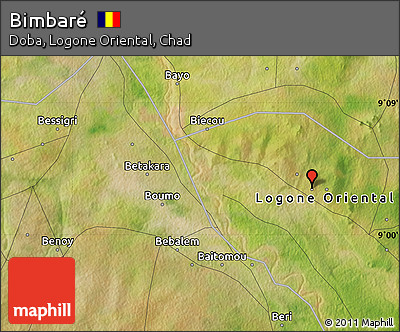 Satellite Map of Bimbaré