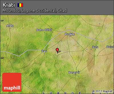 Satellite Map of Kiati