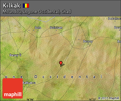 Satellite Map of Kilkak