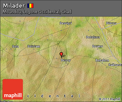 Satellite Map of Milader