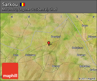 Satellite Map of Sarkou