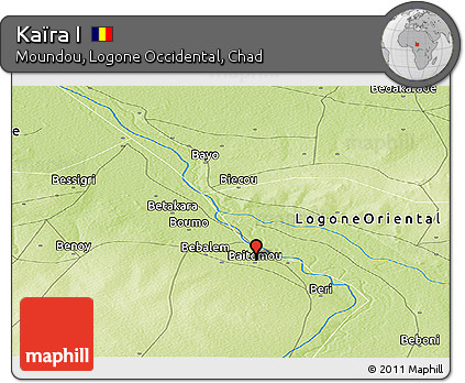 Physical Panoramic Map of Kaïra I