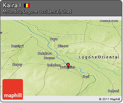 Physical Panoramic Map of Kaïra I