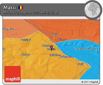 Political Panoramic Map of Massi