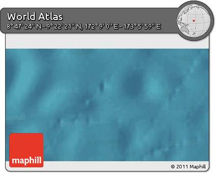 Satellite 3D Map of the Area around 9° 4' 52" N, 172° 37' 30" E