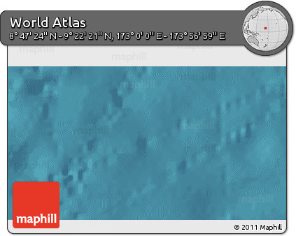Satellite 3D Map of the Area around 9° 4' 52" N, 173° 28' 29" E