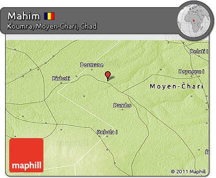 Physical 3D Map of Mahim