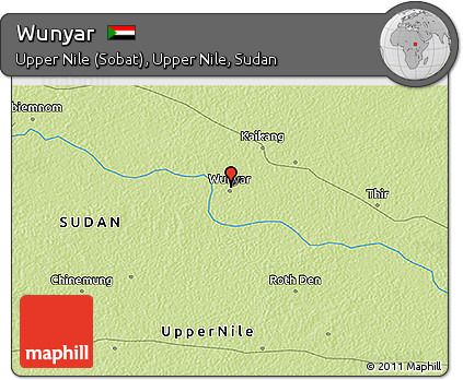 Physical 3D Map of Wunyar