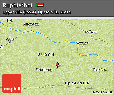 Physical 3D Map of Ruphiethni