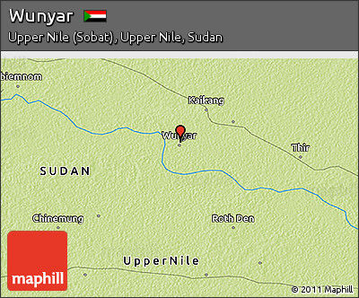 Physical 3D Map of Wunyar