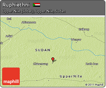 Physical 3D Map of Ruphiethni