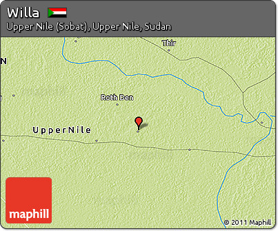 Physical 3D Map of Willa
