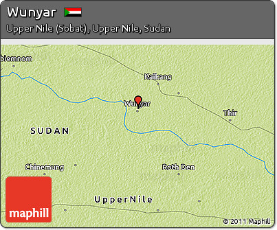 Physical 3D Map of Wunyar