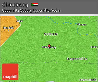 Political 3D Map of Chinemung