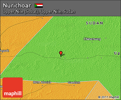 Political 3D Map of Nurichoar