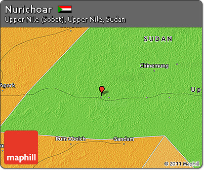 Political 3D Map of Nurichoar